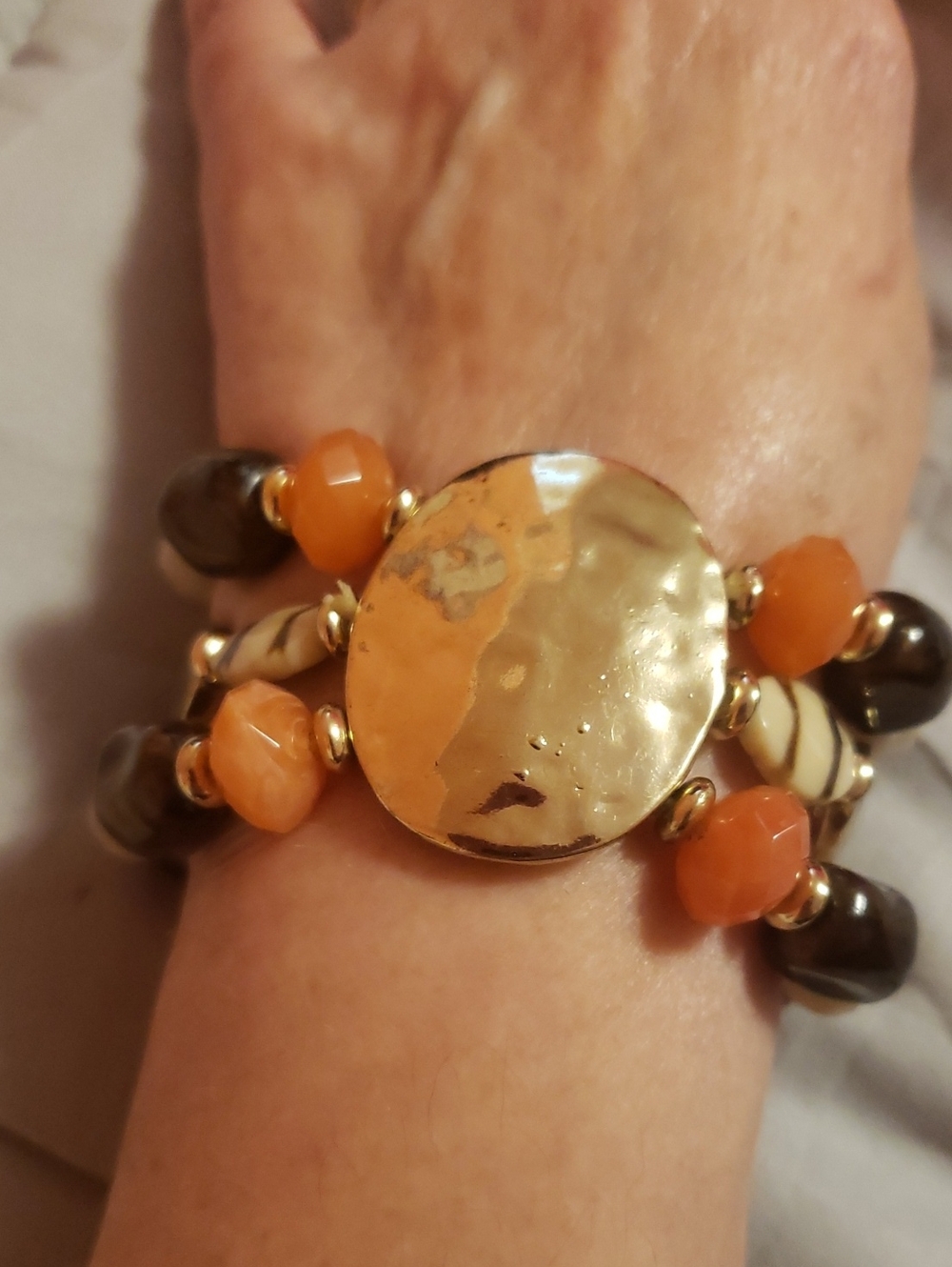 Chunky Bohemian style bracelet.
